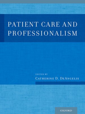 cover image of Patient Care and Professionalism